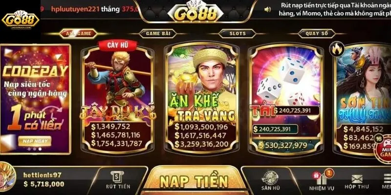 kham pha cong game go88